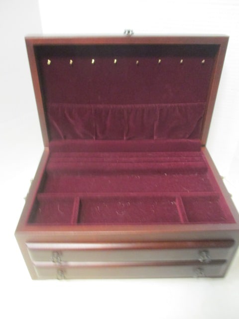 Mahogany Jewelry Chest - 5