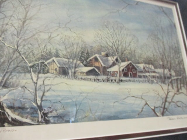 Framed and Matted Peter Robson Limited Edition Artist Proof "The Sugar Bush" Print with COA - 3
