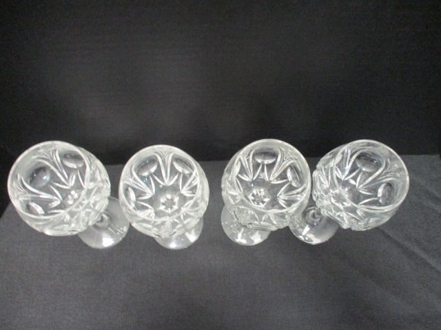 Four Noritake "Rothschild" Crystal Wine Stems - 2
