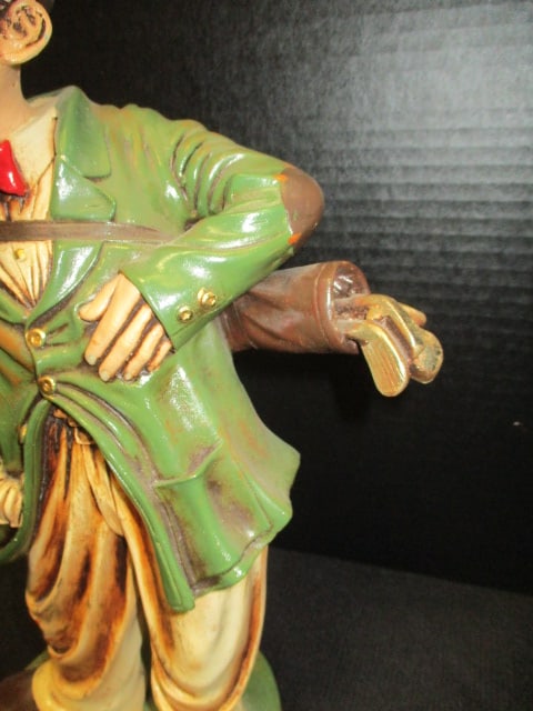 Vintage Peter Mook "The Caddie" Resin Golf Statue - 3