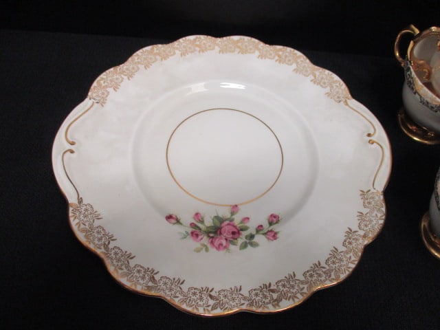 21 Pieces of Rosina Bone China Tea & Biscuit Set - 10
