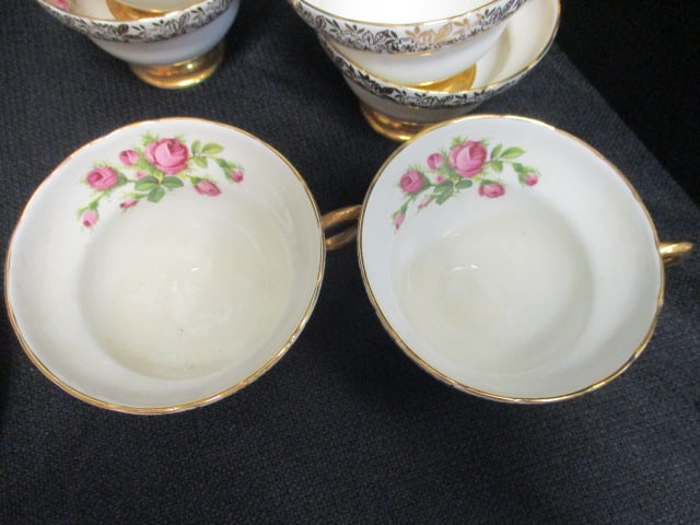 21 Pieces of Rosina Bone China Tea & Biscuit Set - 13