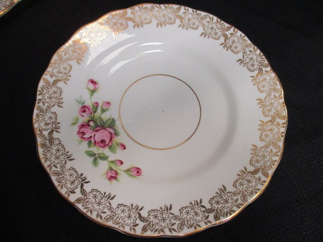 21 Pieces of Rosina Bone China Tea & Biscuit Set - 9