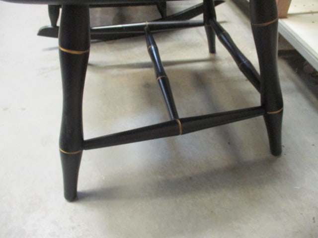 Nichols & Stone Co. 2 Tone Patriotic Series Spindle Back Arm Chair - 4
