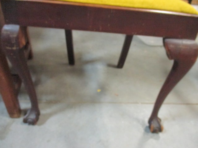 Two Vintage Chippendale Style Side Chairs - 9