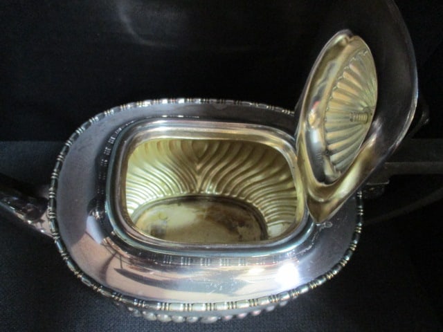 Vintage Victorian William Adams Sheffield England 5 Piece Silverplated Hollowware Coffee/Tea Serv... - 11