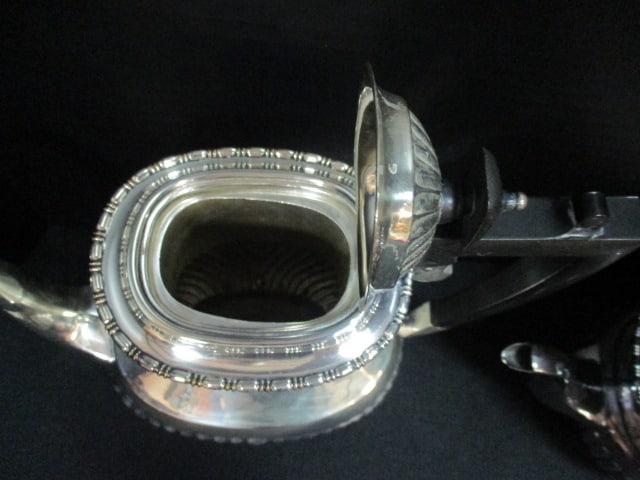 Vintage Victorian William Adams Sheffield England 5 Piece Silverplated Hollowware Coffee/Tea Serv... - 13