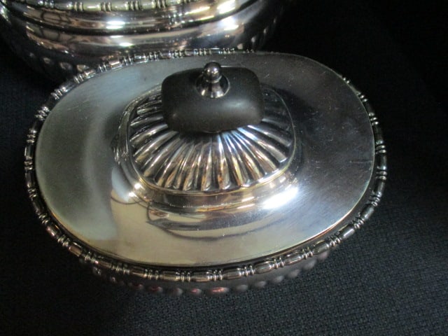 Vintage Victorian William Adams Sheffield England 5 Piece Silverplated Hollowware Coffee/Tea Serv... - 7