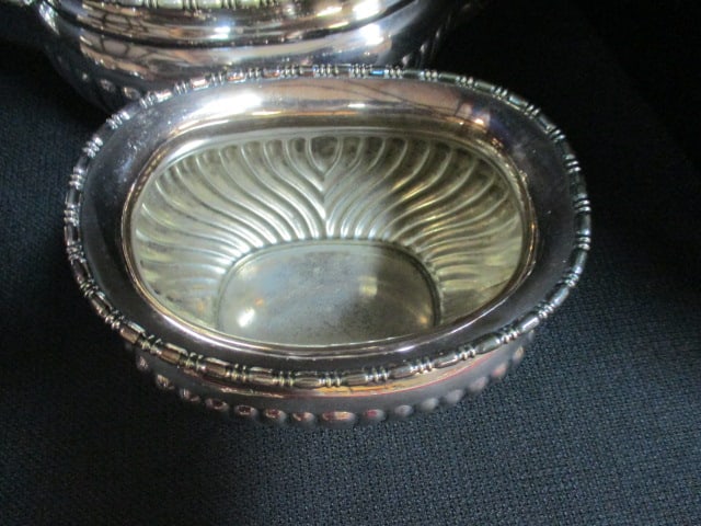 Vintage Victorian William Adams Sheffield England 5 Piece Silverplated Hollowware Coffee/Tea Serv... - 8
