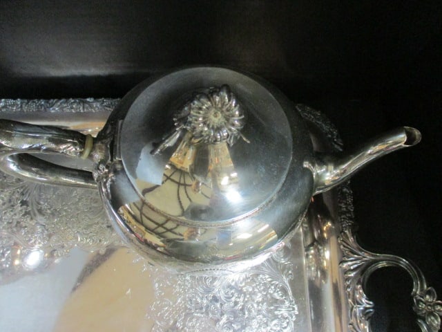Elegant Wilcox Britannia Co. Victorian 6 Piece Silverplated Coffee/Tea Service - 9