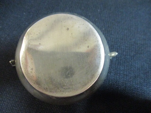 Sterling Silver Creamer and Open Sugar Bowl - 8