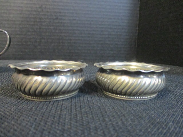 Wallace Sterling Silver Toddler Cup, Pair of Sterling Silver Finger Bowls and Pair of Sterling - 2