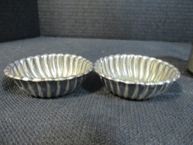 Wallace Sterling Silver Toddler Cup, Pair of Sterling Silver Finger Bowls and Pair of Sterling - 5