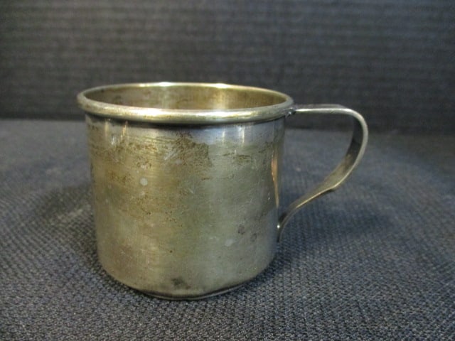 Wallace Sterling Silver Toddler Cup, Pair of Sterling Silver Finger Bowls and Pair of Sterling - 8