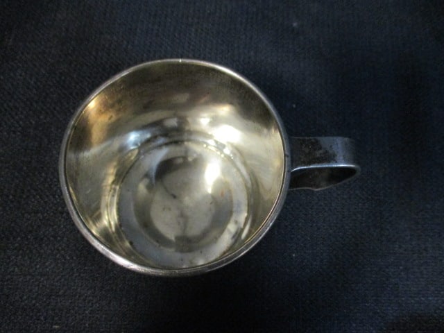 Wallace Sterling Silver Toddler Cup, Pair of Sterling Silver Finger Bowls and Pair of Sterling - 9