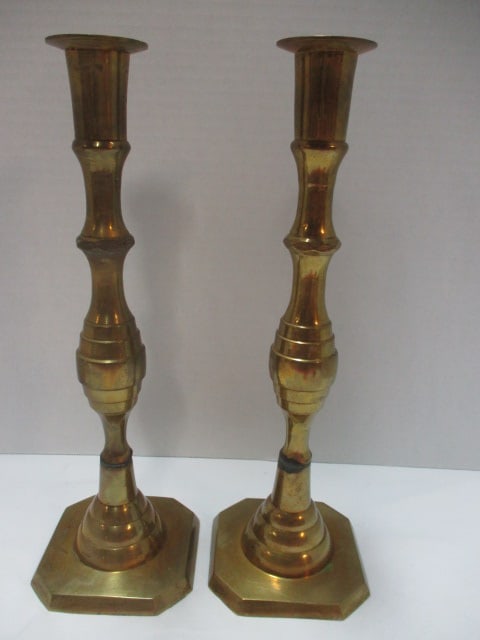 Pair of Brass Candle Sticks (1 of 4)