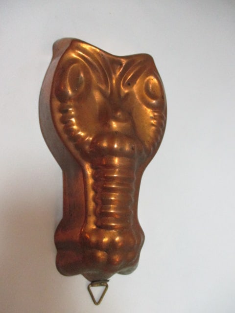 Brass Vase, Candle Holder, Tray, Letter Opener with Sheath, Bells, Slipper Ashtray and - 6