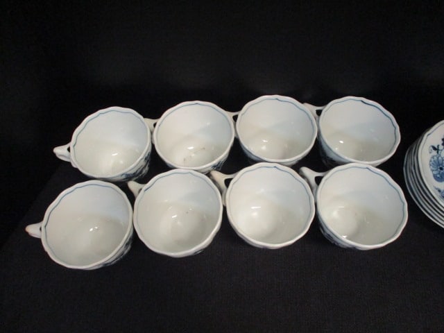 Blue Danube Cups and Saucers - 2