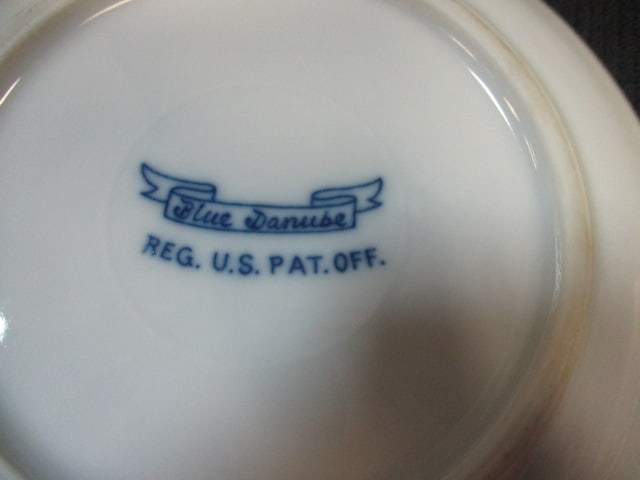 Blue Danube Cups and Saucers - 6