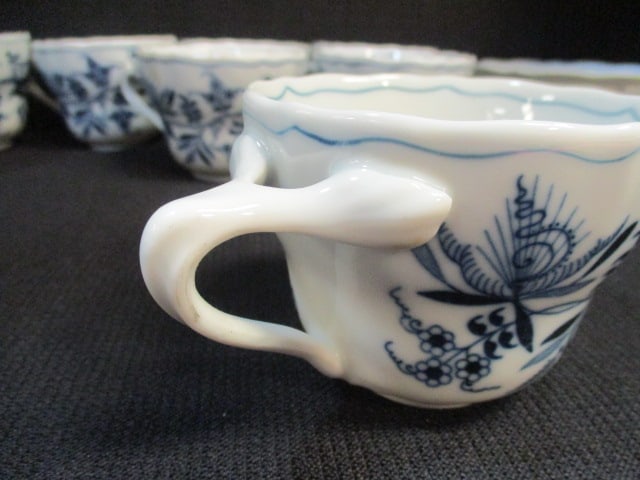 Blue Danube Cups and Saucers - 9
