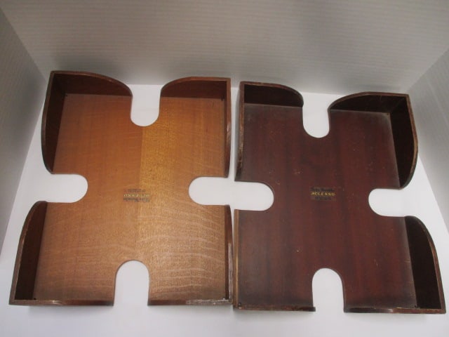 Two Vintage Globe-Wernicke Accesso Letter Organizers - 2