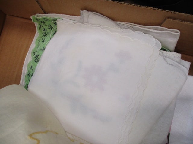 Grouping of Vintage Table Linens and Handkerchiefs - 3