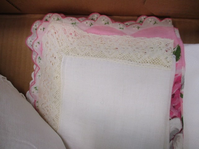 Grouping of Vintage Table Linens and Handkerchiefs - 4