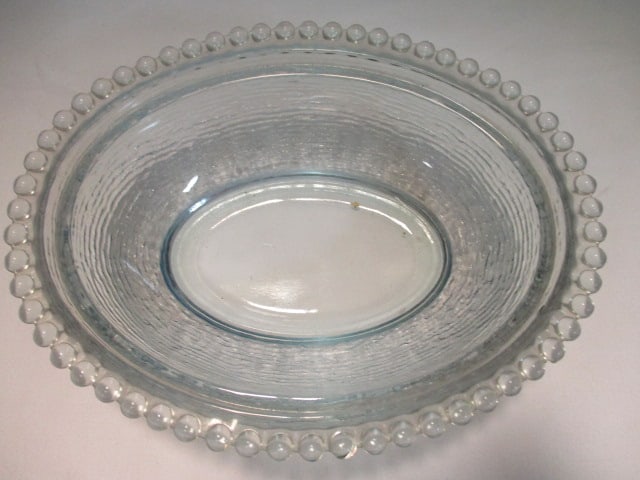 Light Blue Glass Hen on Nest Dish - 3