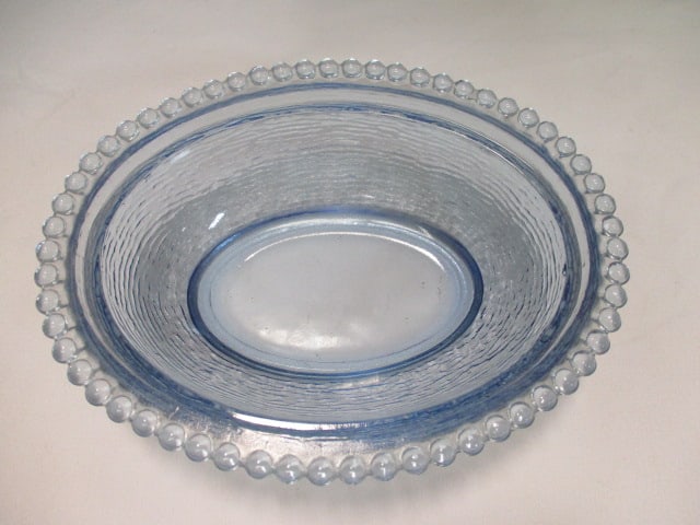 Blue Glass Hen on Nest Dish - 3