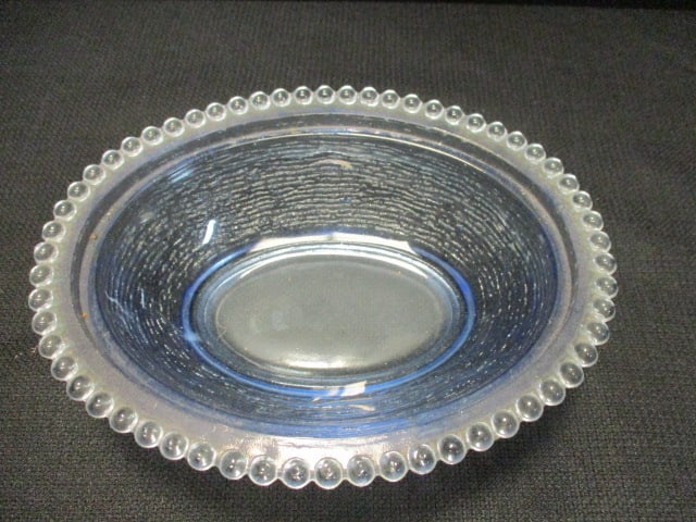 Blue Glass Hen on Nest Dish - 3