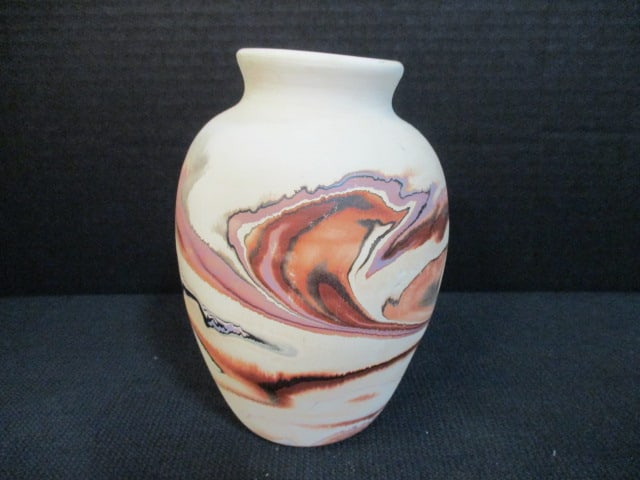 Nemadji Indian River Pottery Vase (1 of 4)