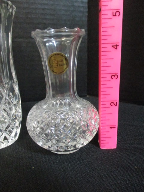 Crystal Vases and Hurricane Candle Holder - 2