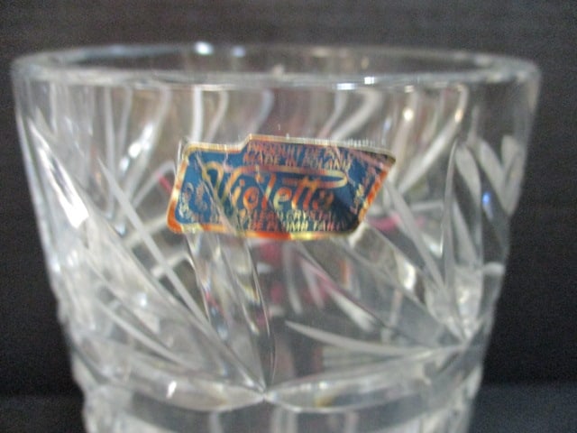 Crystal Vases and Hurricane Candle Holder - 4