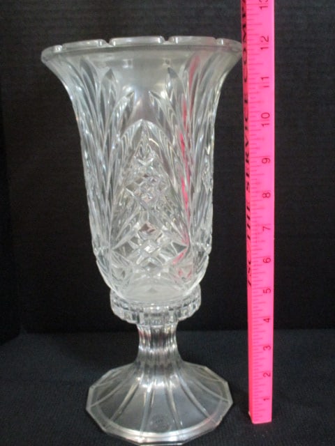 Crystal Vases and Hurricane Candle Holder - 5