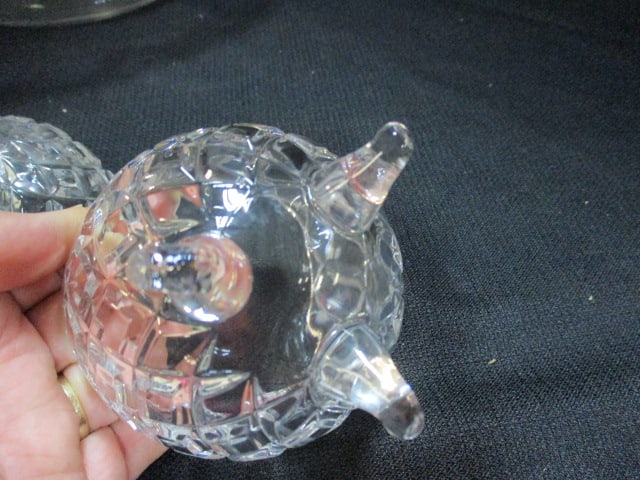 Crystal Centerpiece Bowls and Pineapple Candy Dish - 4