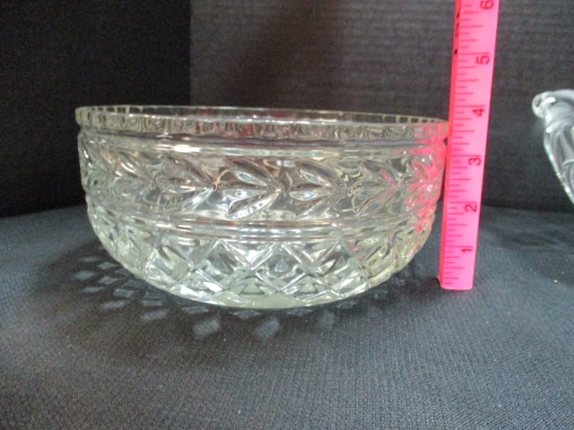 Crystal Centerpiece Bowls and Pineapple Candy Dish - 5