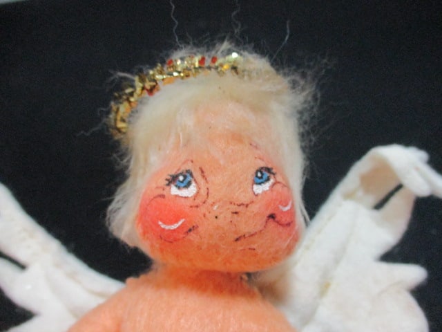 Four Vintage 1950's Annalee Felted Angel Dolls/Ornaments - 10
