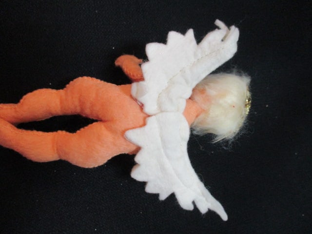 Four Vintage 1950's Annalee Felted Angel Dolls/Ornaments - 11