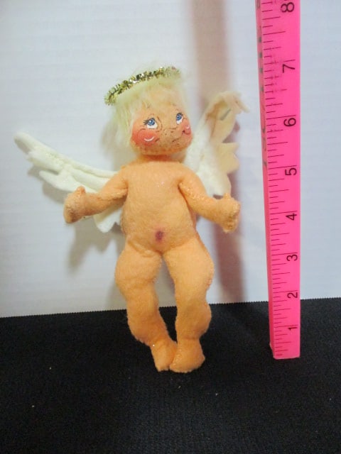 Four Vintage 1950's Annalee Felted Angel Dolls/Ornaments - 9