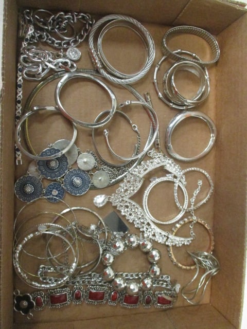 Silver Tone and Sparkly Special Occasion Necklaces and Bracelets: See pictures and preview for selection
