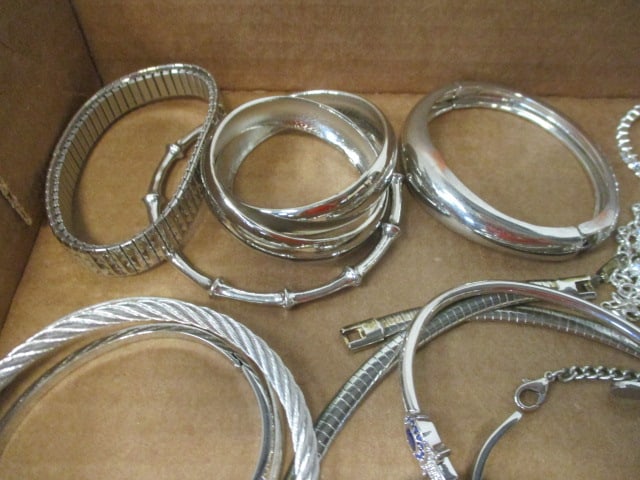 Silver Tone and Sparkly Special Occasion Necklaces and Bracelets - 2