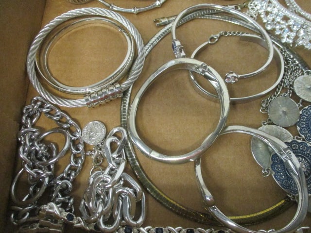 Silver Tone and Sparkly Special Occasion Necklaces and Bracelets - 3