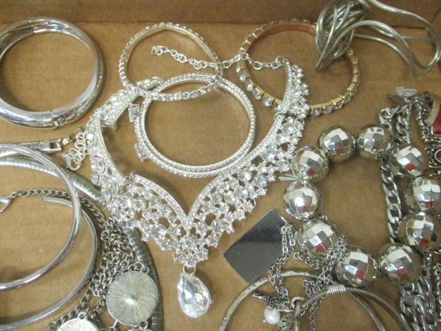Silver Tone and Sparkly Special Occasion Necklaces and Bracelets - 5