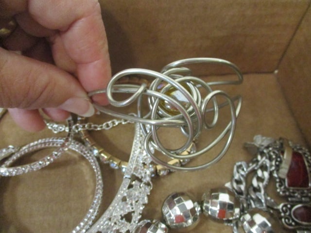 Silver Tone and Sparkly Special Occasion Necklaces and Bracelets - 6