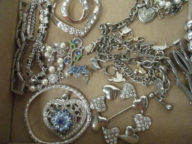 Silver Tone Fashionable Necklaces, Pendants and Bracelets - 4