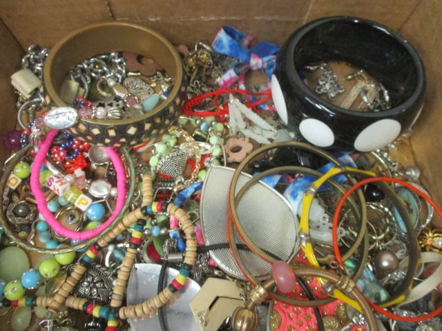 Large Grouping of Fashion Earrings Necklaces and Bracelets - 2