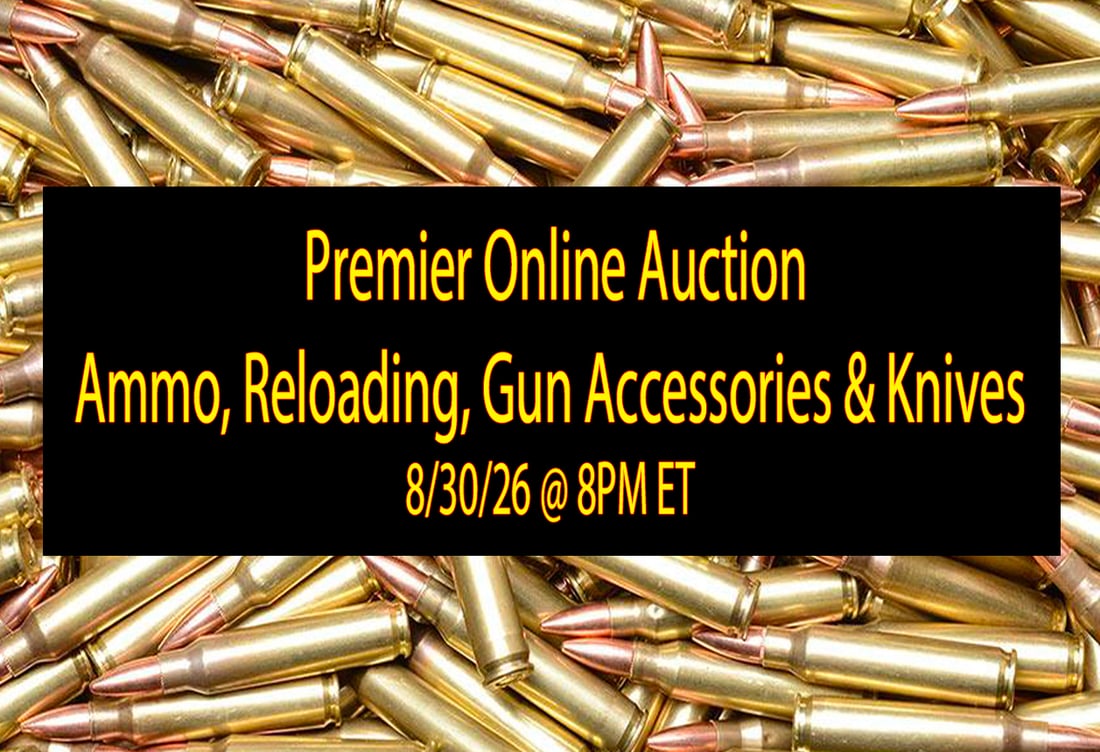 Auction Information: Auction will begin to end on SUNDAY, August 30th at 8PM ET at 5 lots per minute with a 5-Minute extension on the item the bid is placed on. Estimated time the auction will be completely done is