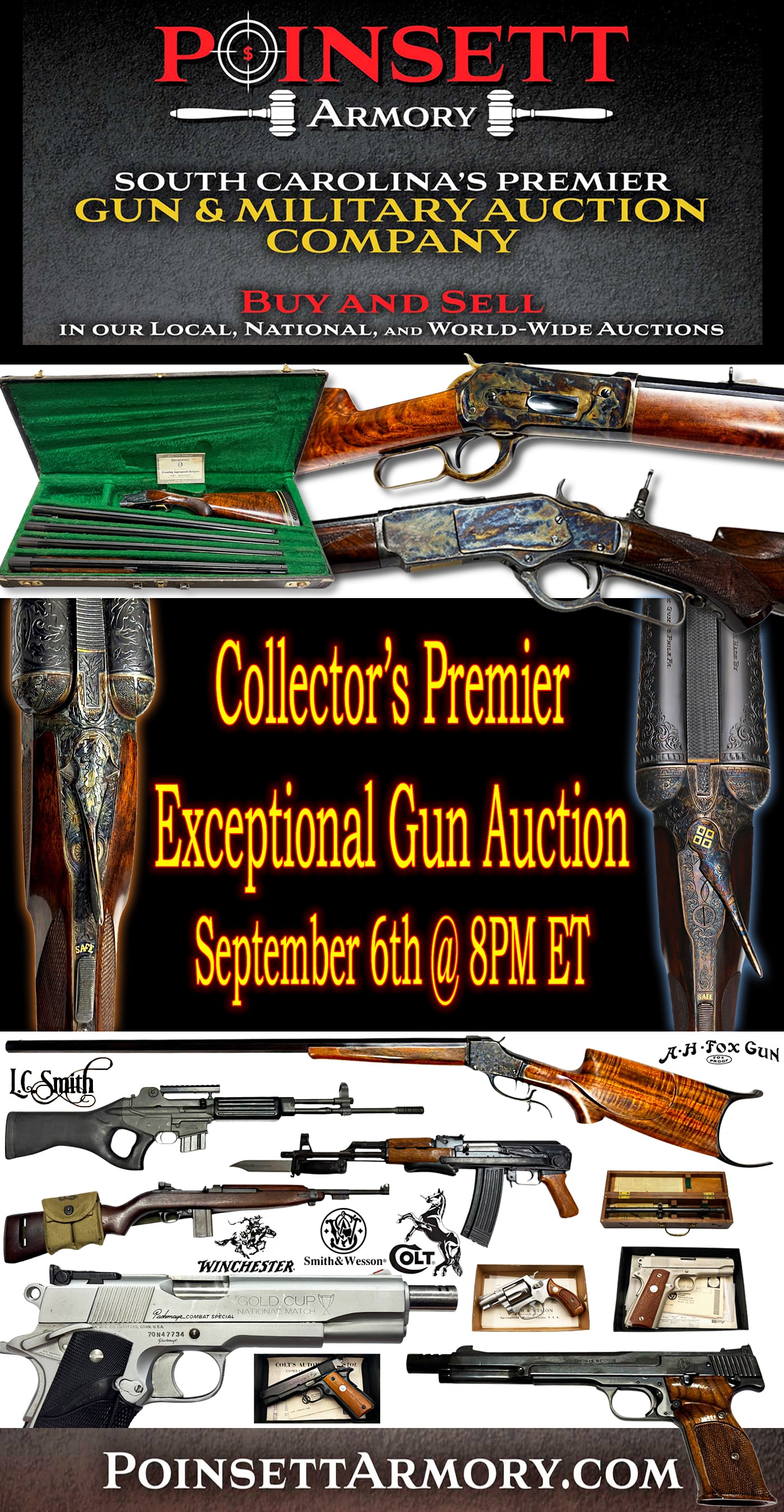Check out our Collector's Premier Exceptional Gun Auction ONLINE NOW!: Fill with Link