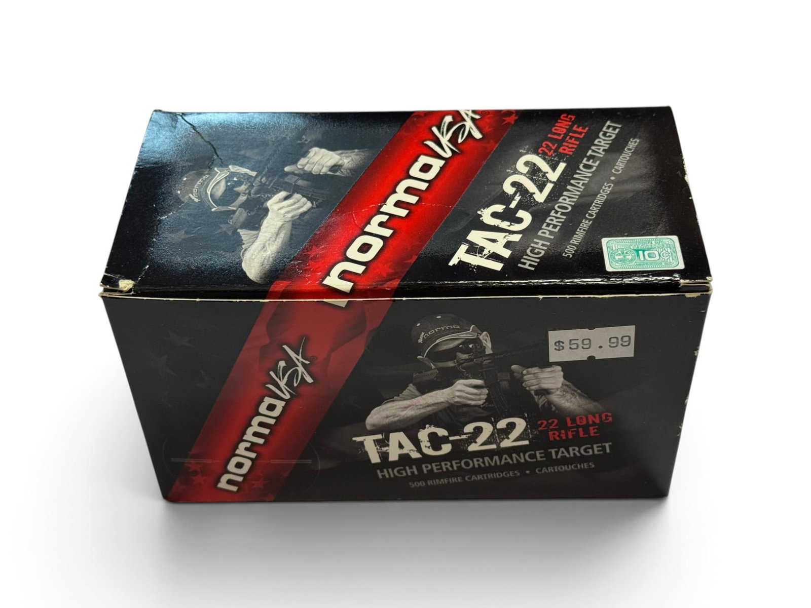 NIB 500rds. of .22 LR 40gr. LRN Norma TAC-22 Ammunition: See Photo(s)