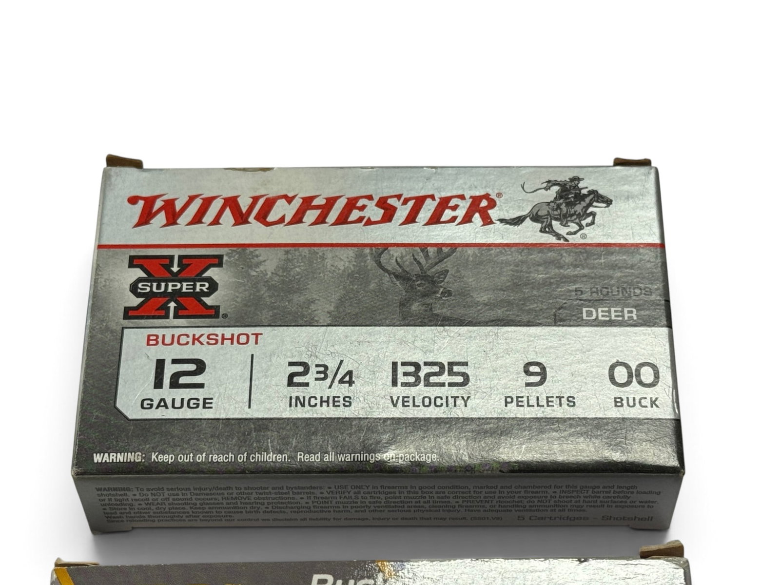 NIB 25rds. of 12 GA. 2-3/4” Buckshot & Magnum Rifled Slug HP Shotgun Ammunition - 3